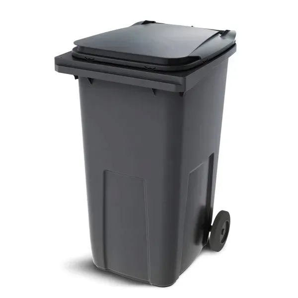 Pojemnik, kubeł, kontener plastik 240l na śmieci odpady czarny kosz