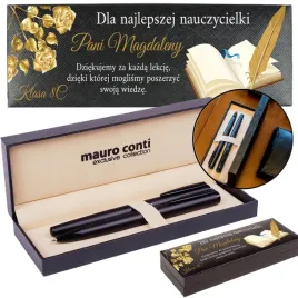 zestaw-pismienniczy-czarny-prezent-dla-najlepszej-nauczycielki-twoje-imie