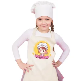 bezowy-fartuszek-kuchenny-dla-dzieci-dziewczynka-kucharka-imie-mix-wzorow