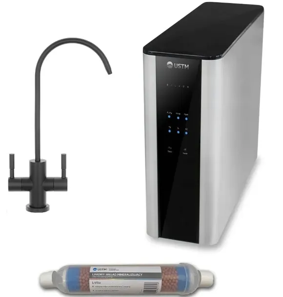 USTM System filtracji wody kranowej silver black