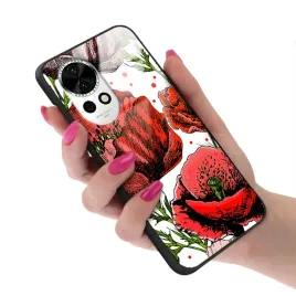 etui-do-huawei-nova-12-obudowa-glass-szklane-kwiatowe-flower-kwiaty-wzory