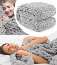 koc-z-dzianiny-120-x-120-szary-narzuta-szenilowa-pleciona-miekka-gruba-ozdo