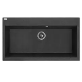 zlewozmywak-kuchenny-tau-1-komorowy-czarny-z-syfonem-90x50-cm