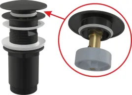 spust-umywalki-clik-clak-5-4-a392black