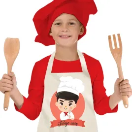 bezowy-fartuszek-kuchenny-dla-dzieci-maly-kucharz-imie-mix-wzorow