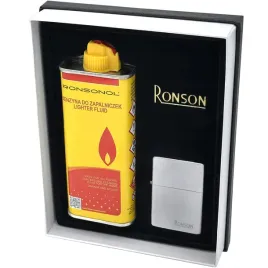 zestaw-prezentowy-ronson-zapalniczka-benzynowa-matt-chrome-benzyna