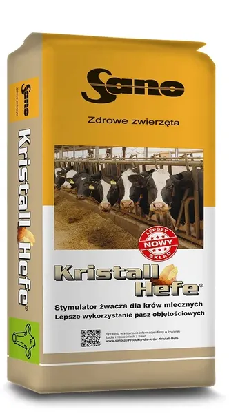 SANO Kristall Hefe 25kg Mieszanka paszowa drożdże dla krów cieląt