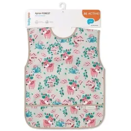 babyono-sliniak-wodoodporny-fartuszek-forest-2lata