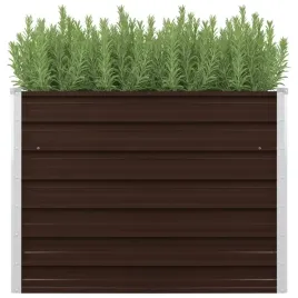podwyzszona-donica-brazowa-100x40x77-cm-galwanizowana-stal-lumarko