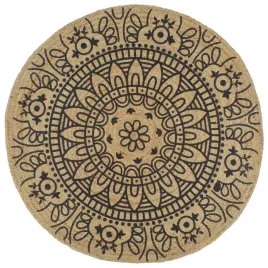 recznie-wykonany-dywanik-juta-ciemnoniebieski-nadruk-120-cm-lumarko