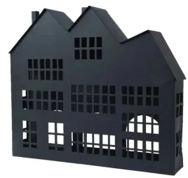 swiecznik-metalowy-czarny-domek-37-cm