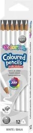 colorino-kredki-olowkowe-trojkatne-12-sztuk-biale
