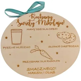 drewniany-talerzyk-tacka-na-mleko-i-ciastka-dla-mikolaja-rudolfa-twoje-imie