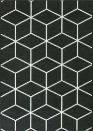 dywan-ciemny-szary-do-salonu-podgumowany-grafitowy-cubes-3d-100x250-cm