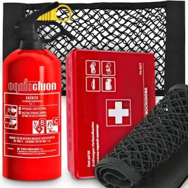 zestaw-ogniochron-gasnica-1kg-apteczka-siatka-do-bagaznika-organizer-rzepy