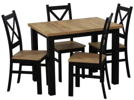 zestaw-stol-kuchenny-100x70-4-krzesla-do-jadalni-m0019-4-czarny-dab-craft