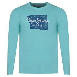 longsleeve-pepe-jeans-melbourne-pm508978-turkusowy