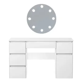 toaletka-kosmetyczna-megan-b2-biala-mat-z-okraglym-lustrem-8-zarowek-led