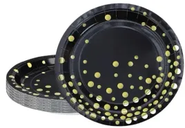 talerzyki-jednorazowe-papierowe-czarne-zlote-kropki-6-szt-przyjecia