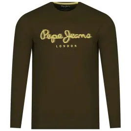 longsleeve-pepe-jeans-logo-pm509882-zielony