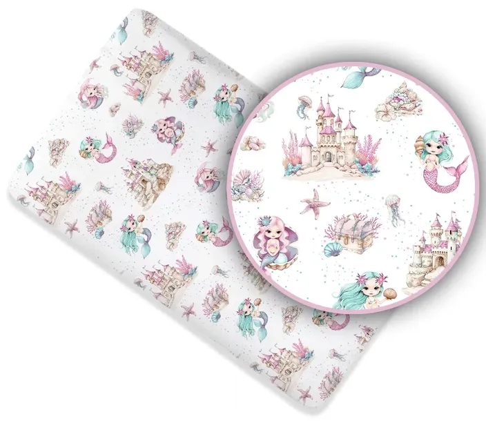 PRZEŚCIERADŁO BAWEŁNIANE DO ŁÓŻECZKA 140x70 NA WYSOKI MATERAC 12,5 CM WZORY
