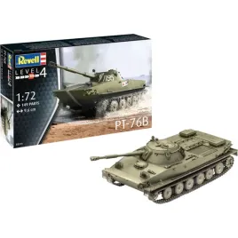 model-kolekcjonerski-czolgu-plywajacego-pt-76b-w-skali-1-72-revell-level-4