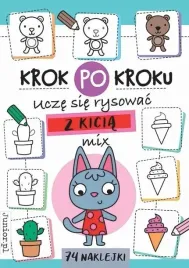 krok-po-kroku-ucze-sie-rysowac-z-kicia-a4-nauka-rysowania-z-naklejkami
