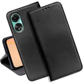 etui-z-klapka-do-oppo-a78-4g-czarne-zamykane-magnetyczne-kabura