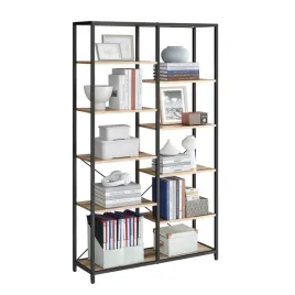 regal-na-ksiazki-kwiaty-uniwersalny-metalowy-rustykalny-bez-104x45x30-cm