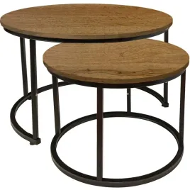 stolik-kawowy-okragly-zestaw-2-szt-rustykalny-stoliczek-do-salonu-vintage