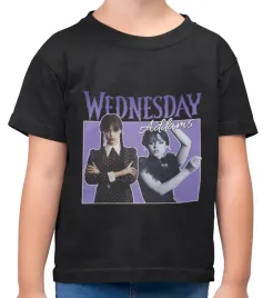 koszulka-dziecieca-wednesday-addams-jenna-ortega