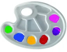 bambino-biala-paletka-do-farb-1-sztuka
