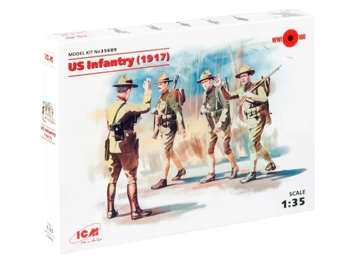 us-infantry-1917-4-figures-1-35-skala-skala-1-32-i-1-35