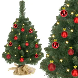 choinka-sztuczna-choineczka-mala-gesta-50cm-czerwone-bombki-led