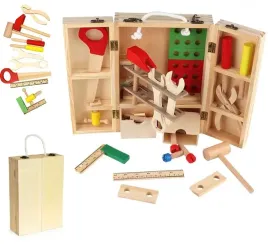 drewniane-narzedzia-w-skrzynce-zestaw-warsztat-malego-majsterkowicza-w074