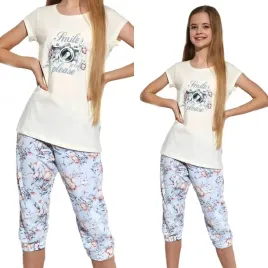 pizama-dziecieca-cornette-570-smile-86-92-ecru