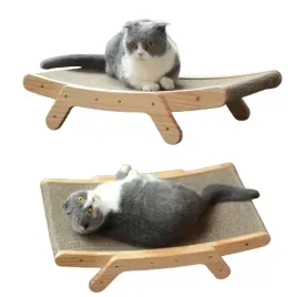drapak-drewniany-dla-kota-legowisko-lezanka-2w1-mata-do-drapania-f066