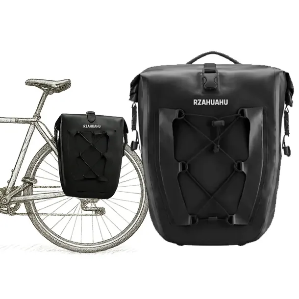 Torba SAKWA ROWEROWA bagażnik WODOODPORNA 25l (ZR26)