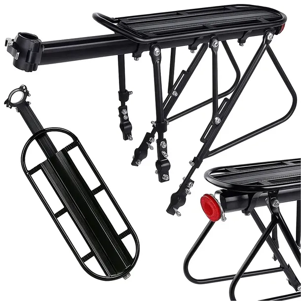 Bagażnik rowerowy tylny 50 kg uniwersalny aluminium ROWER Mocny (ZR60)