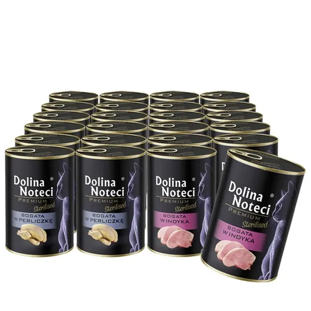 Dolina Noteci Bogata w Indyka Sterilised Mokra Karma Dla Kota Indyk 400g