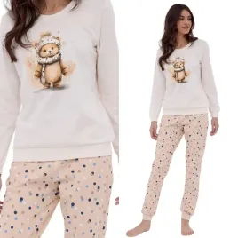 pizama-damska-cornette-sweet-bear-671-xxl-44-bez