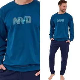 pizama-meska-cornette-322-nevada-2-xxl-52-granatowy