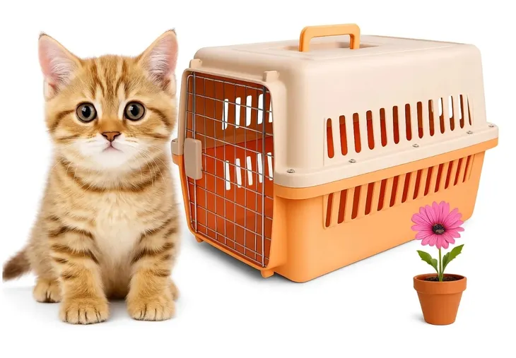 Transporter dla Kota Psa Królika Klatka Podróżna Kojec Duży Solidny Box