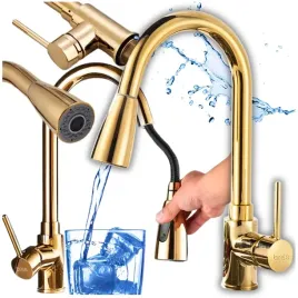 bateria-stojaca-kuchenna-wyciagana-wylewka-ruchoma-zlota-elastyczna-waz