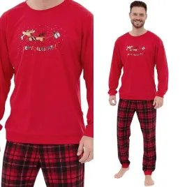 pizama-meska-cornette-115-celebrate-xxl-52-czerwony