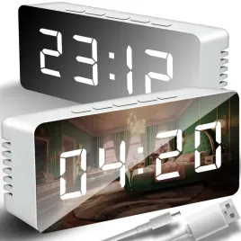 budzik-zegar-elektroniczny-termometr-lustro-nowoczesny-design-alarm-led