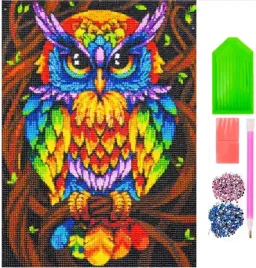 haft-diamentowy-mozaika-sowa