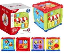 kostka-edukacyjna-sorter-ksztaltow-pianinko-zegar-ruchome-kola-zebate-18m