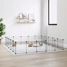 klatka-dla-zwierzat-z-bramka-20-paneli-czarna-35x35-cm-stal-lumarko