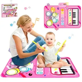 mata-muzyczna-dla-dzieci-trwala-6-instrumentow-13-klawiszowe-pianino